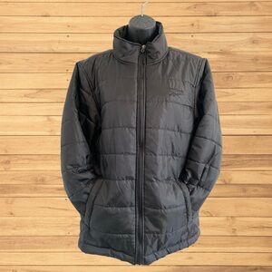 Reebok Black Quilted Puffer Jacket